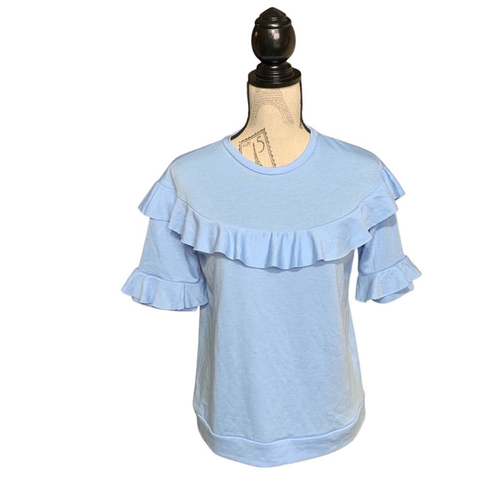 New Cupio S Ruffled Tee Shirt